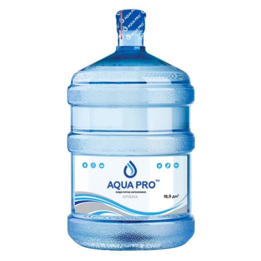 AQUA PRO Серебряная Вода питьевая, 18,9 л